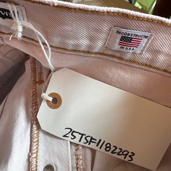 RE/DONE x Levi's Collaboration The Short in Pink Size 25 NWT - Picture 12 of 12